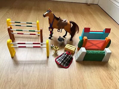 £4.99 • Buy Vintage Model Toy Horse Pony Riders Tack Accessories Jumps Bundle Play Set