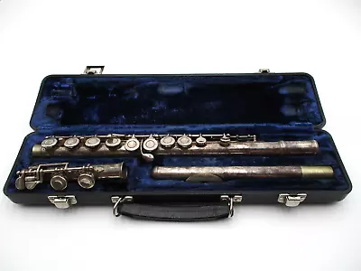 Sterling Silver Armstrong Flute & Case Three Pieces Vintage • $299.99