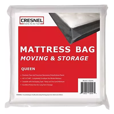 Mattress Bag For Moving & Long-Term Storage - Queen Size - Enhanced Mattress ... • $12.98