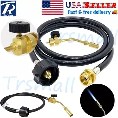 Mapp Propane Gas Tank Start Torch / Hose Adapter Brazing Soldering Welding Head • $13.99