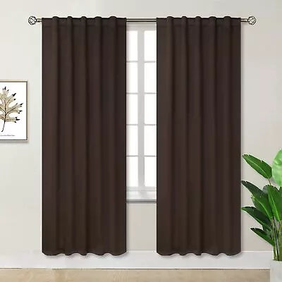 BGment Rod Pocket And Back Tab Blackout Curtains For Bedroom - Thermal Insulated • $62.56