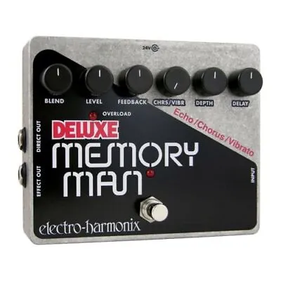 Electro-Harmonix Deluxe Memory Man Tempo Analog Delay Guitar Effect Pedal • $207.99