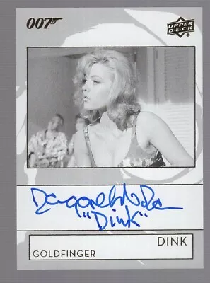 Margaret Nolan As Dink 2019 Upper Deck James Bond Inscriptions Auto *goldfinger* • $25.63