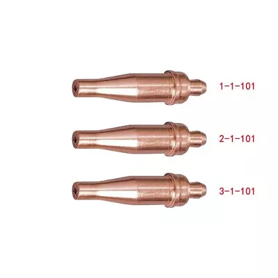 3 Pcs Cutting Tips Acetylene Size 1 2 3 Fit Victor Attachment CA 2460 CA2460 • $23.99