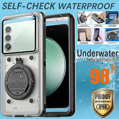 For Samsung S24 S23 S22 S21 S20 FE Plus Ultra Waterproof Case Self-Check Cover • $25.99