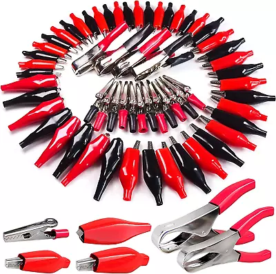 60PCS Metal Alligator Clips Set Battery Clamp Connector Crocodile Clips Electric • $18.74