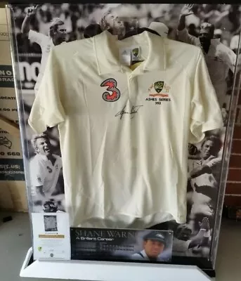 $4995 • Buy 🏏 Shane Warne Signed Australian Test Match Cricket Shirt Limited Edition 🏏