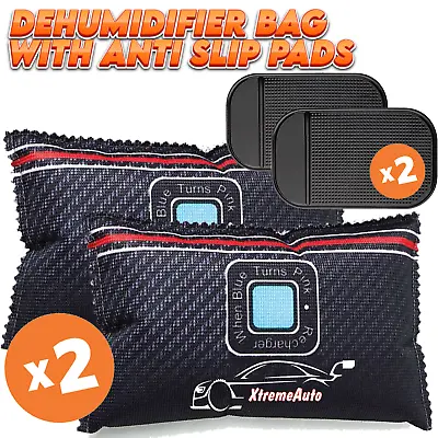 X2 Car Home Dehumidifier Large Dry Bag Moisture Killer Absorber Pad Reusable • £9.99