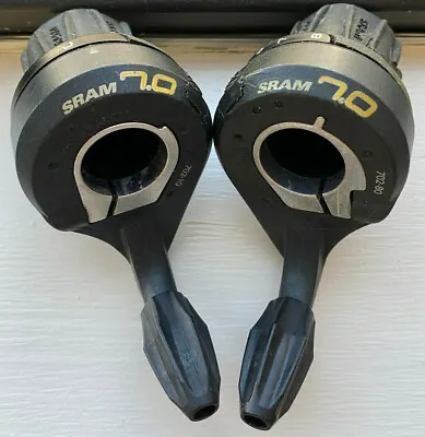 $46.99 • Buy SRAM 7.0 3x8 Front Left And Rear Right Grip Twist Shifters Set MTB Bike Bicycle