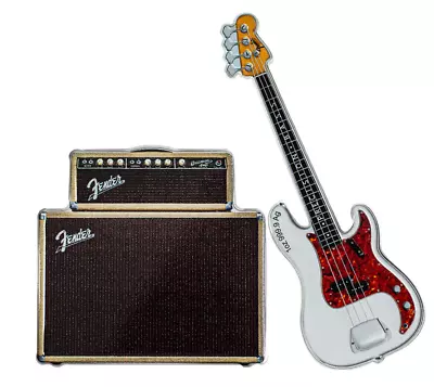 2023 Fender Precision Bass And Bassman Amp 2 X 1oz Silver Coin Set • $295