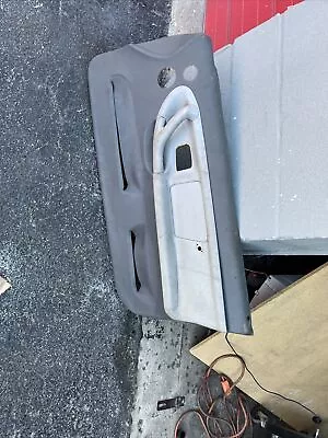 BMW E36 Front Right Passenger Door Card  Panel Coupe/Convertible Oem Dove Grey • $99.03