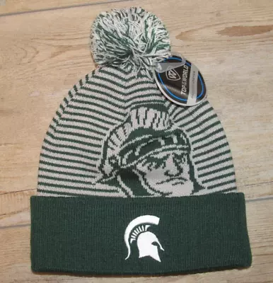Michigan State Spartans Sparty Spartan Cuffed Winter Knit Hat Cap Size Men's • $18.69