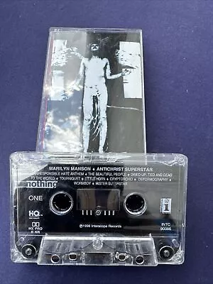 Marilyn Manson - Antichrist Superstar Cassette Tape - Nothing 1996  • $24.99