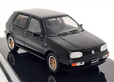 Ixo 1/43 - Volkswagen Golf Custom MK3 1993 Black Diecast Scale Model Car • $65.64
