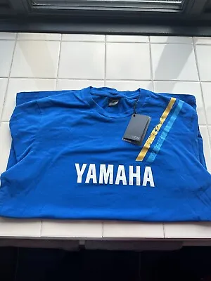 Mens Blue Yamaha T/shirt Size X/l Brand New With Labels • £21.95