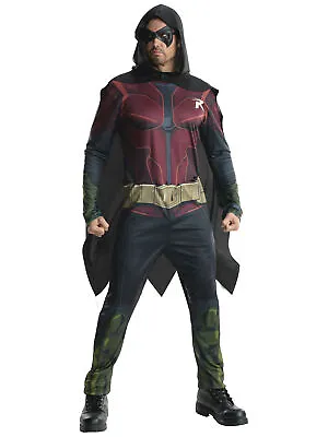 £40.14 • Buy Mens Robin Costume DC Comics Batman Superhero Adult Halloween Fancy Dress Outfit