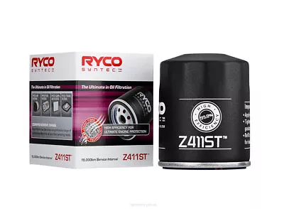 Oil Filter Z411ST Ryco For Mitsubishi Outlander 3.0LTP 6B31 ZG ZH SUV (CW6W) • $19.56
