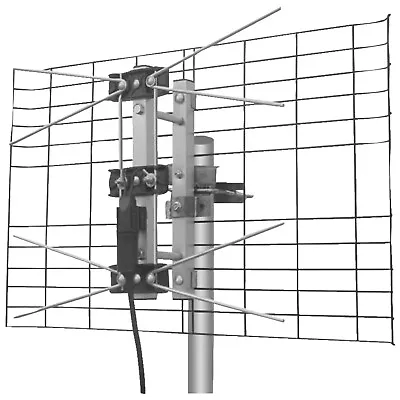 EAGLE ASPEN DTV2BUHF 2-Bay UHF Outdoor Antenna • $26.57