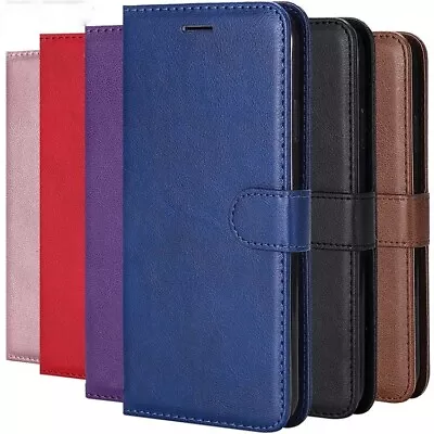 Case For Samsung Galaxy Note 20 Note 10 Note 8 Flip Leather Wallet Cover • £4.99