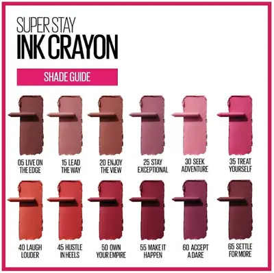 Maybelline Super Stay Ink Crayon ~ Choose From 14 Shades • $7.25