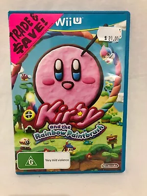 Kirby And The Rainbow Paintbrush Nintendo Wii U Aus Stock New • $69