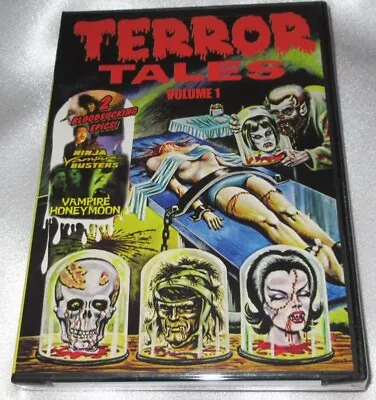 Terror Tales Volume 1 DVD Ninja Vampire Busters + Vampire Honeymoon (New) Horror • $8.98