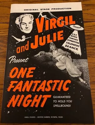 Virgil And Julie Tour Brochure/poster • $25