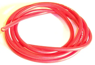14AWG 14 AWG Gauge RC Battery Flexible Silicone Coated Insulated Wire 50cm Red • £3.59