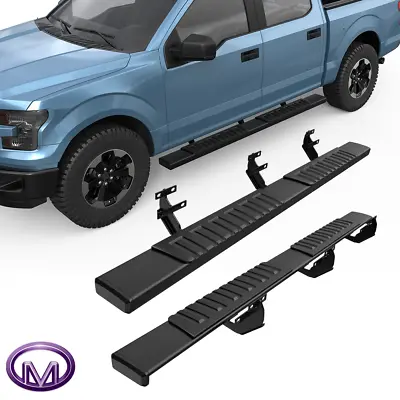 2X 6  Nerf Bar Side Step Running Board For 15-23 Ford F-150 17-22 Ford F250 F350 • $134.79