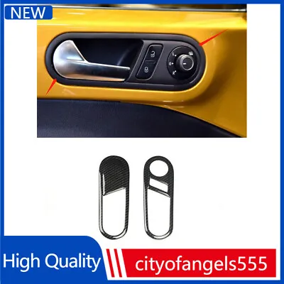 For Volkswagen VW Beetle 2012-2019 Carbon Fiber Inner Door Handle Frame Car Trim • $34.43