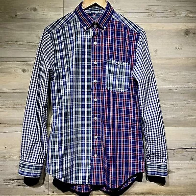 Vineyard Vines Men’s Small Plaid Slim Fit Tucker Shirt Patchwork Plaids & Checks • $20.95