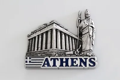 3D - ATHENS -GREECE - Souvenir Fridge Magnet Kitchen Decor Holiday Gift -Metal • £4.49