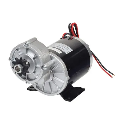 36 Volt 600 Watt Gear Reduction Electric Motor With 10 Tooth #40 Chain Sprocket • $110.59