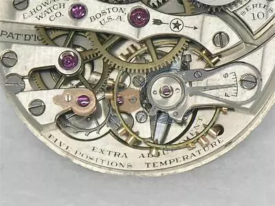 Antique 16s Keystone Howard 21 Jewel Series  10  Rr Pocket Watch Movement & Dial • $185