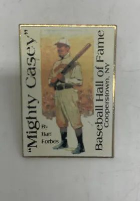 Hall Of Fame  Mighty Casey At Bat  Mlb Baseball Hat Pin Lapel Pin • $10.99