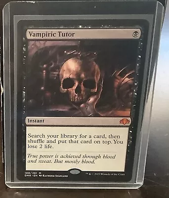 MTG Vampiric Tutor Dominaria Remastered 108/261 Regular Mythic • $29.99