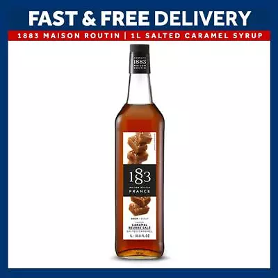 1883 Maison Routin Syrups Cocktail Coffee 1L Syrups | All Flavours | UK Monin • £12.49