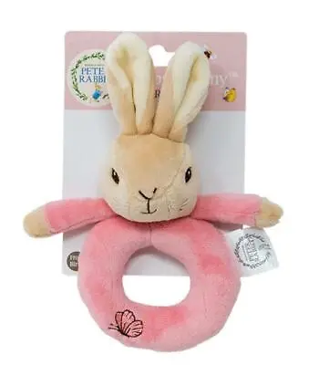 £9.99 • Buy SALE  Flopsy Bunny Rattle, Beatrix Potter, Peter Rabbit Baby Gift FAST DISPATCH!
