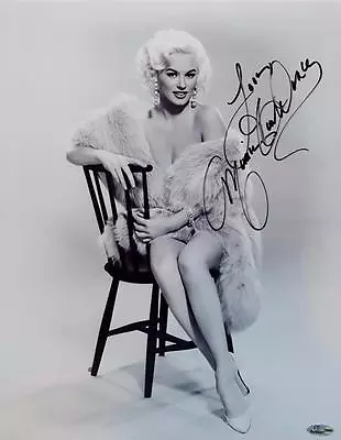 Mamie Van Doren Signed 11x14 Photo Playboy Playmate OC Dugout Hologram + COA F • $107.99