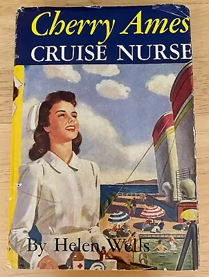 Cherry Ames #09 Cruise Nurse Helen Wells DJ Dust Jacket • $12.99