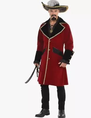 Pirate Captain Jacket Adult Halloween Costume • $29.99