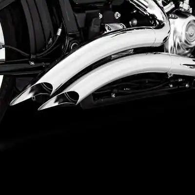 Vance & Hines 49 State Chrome Big Radius Exhaust For Harley M8 Softail FXBR FLFB • $1099.99