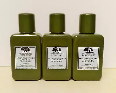 $12.99 • Buy Origins Mega-Mushroom Relief & Resilience Soothing Treatment Lotion Samples X 3