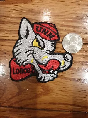  UNM University Of New Mexico LOBOS Iron On Embroidered Patch  3  X 3  • $5.55