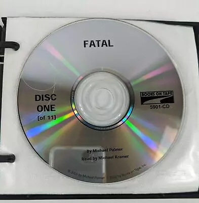 Fatal Unabridged By Michael Palmer Audio Book On Compact Disc CD Recorded Book • $12.59