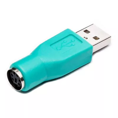$3.95 • Buy USB Male To PS/2 PS2 Female Adapter Converter Connector For PC Mouse Mice