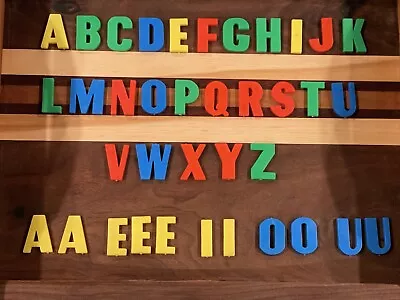 Alphabet Letters Refrigerator Fridge Magnets 1 1/4” FREE SHIPPING • $7.15