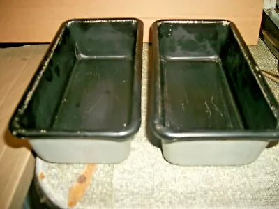 2 Vintage Great Cooks Aluminum Bread Loaf/Meatloaf Pans 7 3/8  X 3 5/8   • $14.99