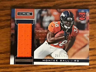  2013 Rookies And Stars Longevity Parallel #228 Montee Ball JERSEY #259/299 RC • $2.99