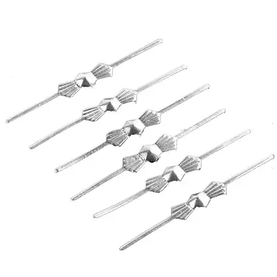 Silver Bowtie Crystal Connectors 45mm Chandelier Lamp Lighting Parts- 100 Pieces • $8.51